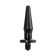 Anal plug Toyfa Popo Pleasure Lacerta with vibration, TPR, Black, 12.1 cm