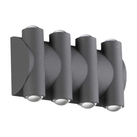 Calle lamp, 8x8W LED, 4000K, 680LM, IP54, gray color.