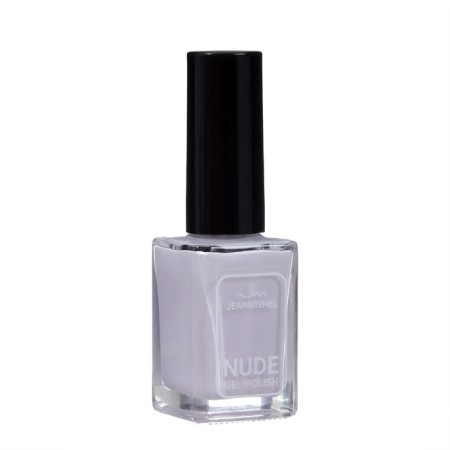 Nail polish with Nude Collection gel effect, tone 374, white purple, 12 ml-1