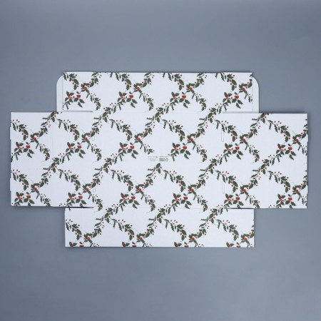 Folding box "Retro Post", 30.7 x 22 x 9.5 cm, New Year-7