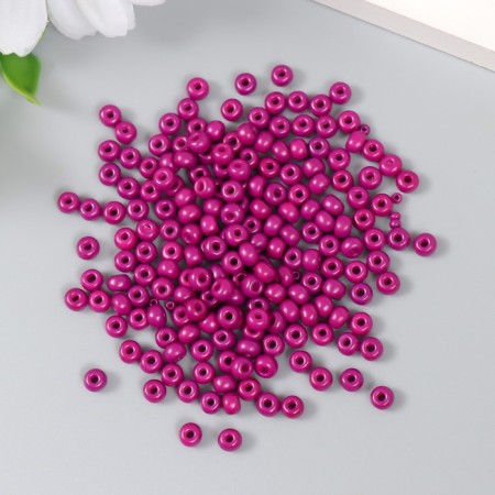 Glass beads 6/0 "blackberry" 15 grams-1