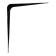 Tundra bracket, 150x125x0.8 mm, black, 1 pc.