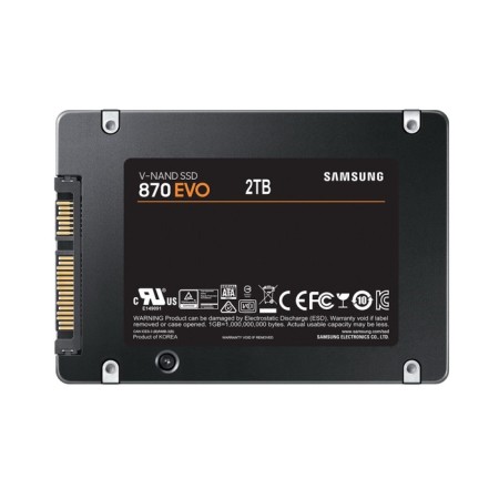 SSD Samsung 2.5 "870 EVO 2000 GB SATA III 3BIT MLC (TLC) MZ-77E2T0BW-4