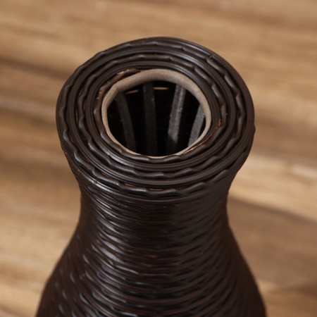 Vase wicker, floor 14x14x41 cm (+/- 2 cm.)-1