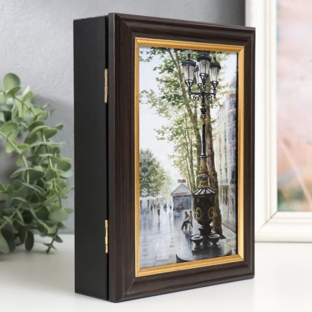 Key of the Barcelona Lights 15x21 cm Wenge-1