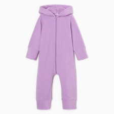Комбинезон детский MINAKU: Fleece Soft, цвет сиреневый, рост 110 см