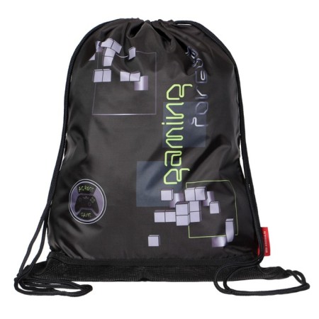 Frame backpack 36 x 29 x 17 cm, Across 192, filling: bag, gray/green ACR22-192-5-16