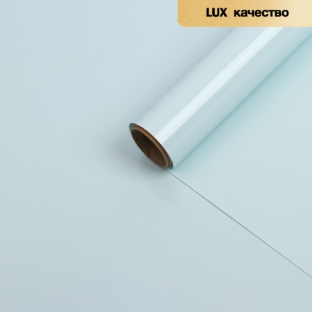 Flower film "Bright matte", light blue, 57 cm x 5 m 65 microns-3