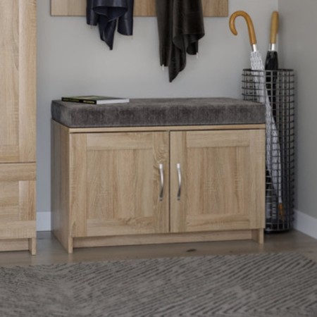Tumbling 2-door Low Sirius, 782 × 412 × 471 mm, Sonoma oak color-3