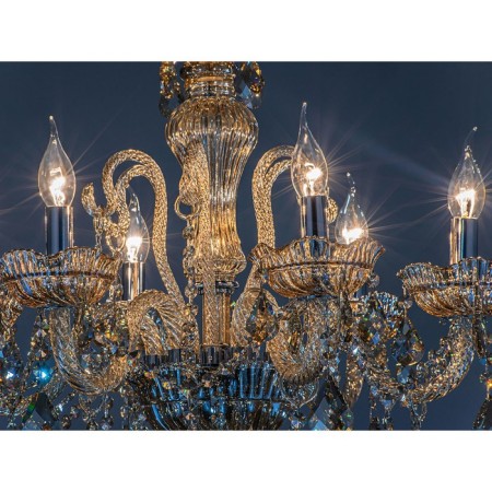 Suspension lamp 6x40W E14, size 66x66x90/158 cm-5