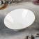 Салатник фарфоровый Доляна White Label, 300 мл, цвет белый