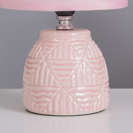 Table lamp "David" 1x40W E14 pink 14x14x24cm-3