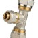 The STOUT SFS-0010-262026 tee, D = 26x20x26 mm, for metal-plastic pipes, screw