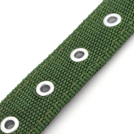 Collar "Comfort" Combined, 58 x 3 cm, Osh 45-52 cm, dark green-7