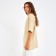 Women's T-shirt Minaku: Home Collection Beige Color, Rr. 48