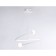 LED LED suspension with Ambrella Light, Linetech, FL66291, LED, 39 W, 2925LUM, 3000-6400K, white matte color.