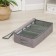 Shoe storage box "Ron", 58 × 30 × 15 cm, gray color