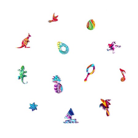 Figure puzzle "Parrot Ara", size S-4