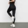 Female leggings, black color, size 48/l