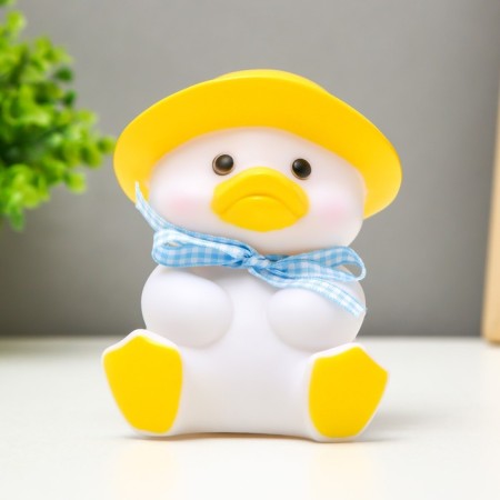 Nightlight "duckling" LED from batteries yellow 7x8.5x11 cm Risalux-3