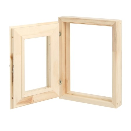 Window, 40x30 cm, double glass, linden-3
