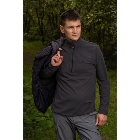 Payer Sweatshirt "Tahoe", fleece 150g, graphite, river 48-50 Height 170-176-7
