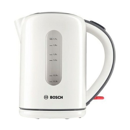 Electric kettle Bosch TWK7601, plastic, 1.7 l, 2200 watts, white