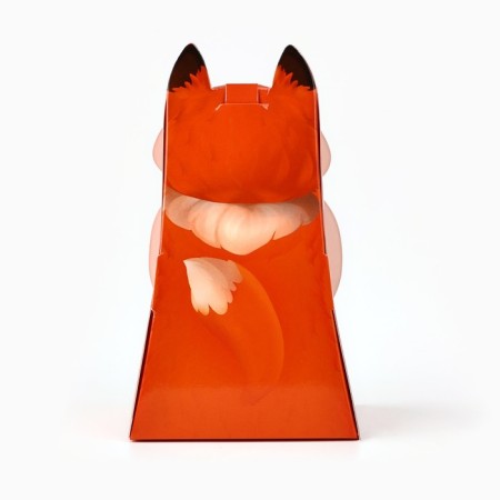 Folding box with the Lisichka window, 9 x 15.8 x 6 cm-2