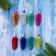 Decoration New Year's foil "Bump" small, mix