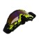 Glass-mask for motorcycle driving, glass blue-violet chameleon, black and yellow, OM-24