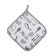 Loft tack, size 20x20 cm, gray color