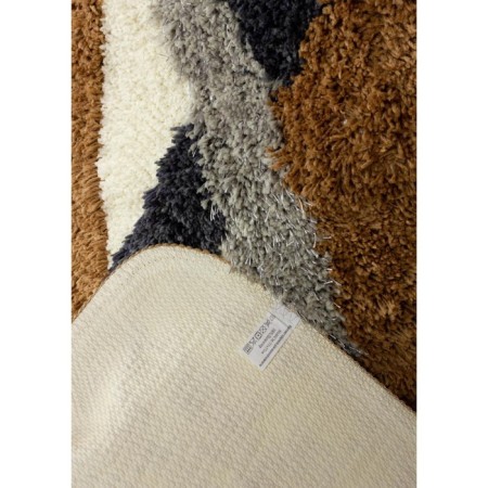 A set of bathroom mats "Albina", 2 pcs: 50 x 80 cm, 55 x 55 cm, brown color-6