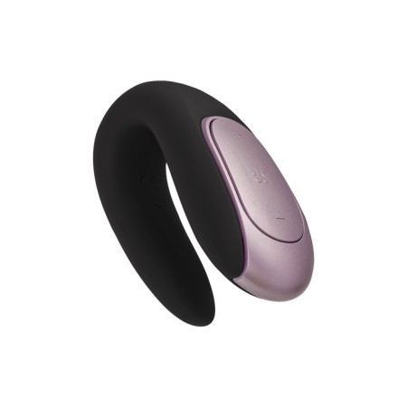 A multifunctional stimulator for steam Satiffyer Partner Double Fun, 9 cm, silicone, black color-15