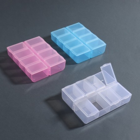 Organizer for decor, 8 sections, size 11 × 9 × 2.8 cm, color mix-2