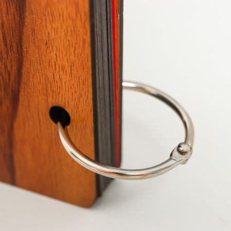 Photo album 30 sheets "heart dandelion" (corners+rings) 26x26x2 cm-8
