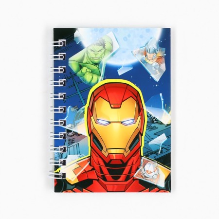 Set of notebooks A7 28l 4 pcs, Marvel-1