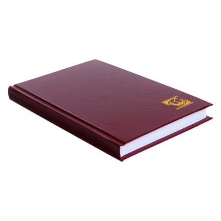 Delivery of a low -up a5, 128 sheets, boumvinyl cover, burgundy-1