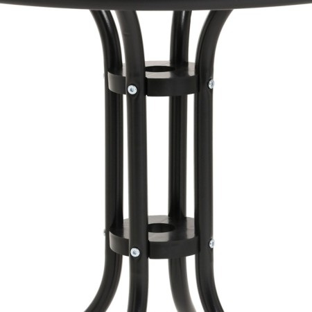 Set of garden furniture: table, 2 stools, black-5