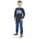 Svitshot Children's "Cosmonaut", height 110 cm, black color