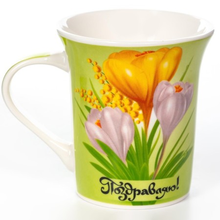 OLAFF mug "Crocuses", 310 ml-1