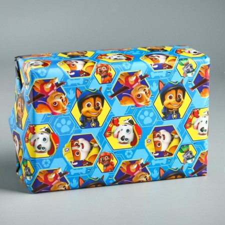 Packaging paper, 60 x 90 cm "Racer and Marshal", puppy patrol-3