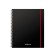 Notebook A5, 80 sheets in a cage on the crest Erichkrause "Accent", plastic toll cover, offset unit, whiteness 100%, mix