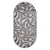 Cares Ovalny 100x200cm, 36686/C6/27, jute, PP100%