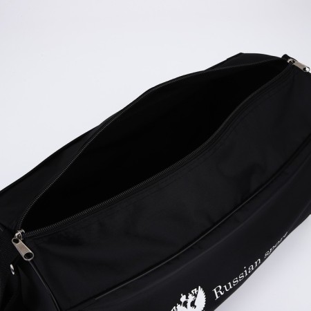 Sports bag Russian Team, external pocket, 40 cm x 24 cm x 21 cm, black color-7
