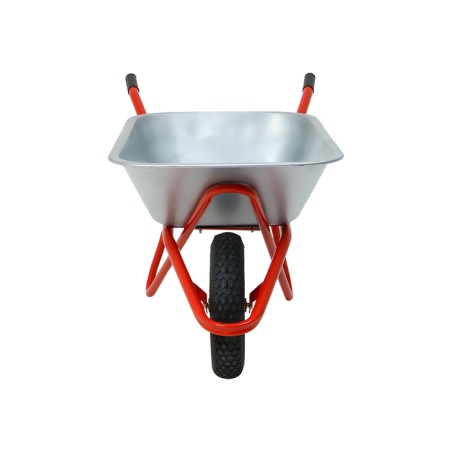 Construction car, 1 pneumatic fire, cargo/p 200 kg, volume 110 liters, galvanized body 0.8 mm, Greengo-10