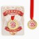 Wedding medal on the card "25 years Silver wedding", d = 4 cm