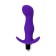 Anal plug Toyfa A-Toys with vibration, moisture resistant, silicone, purple color, 12.9 cm, d = 3