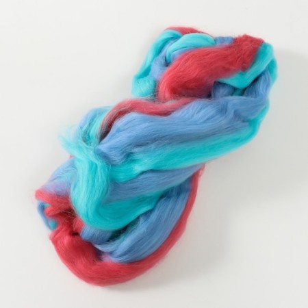 Fasting wool 100% semi -toned wool 50 g melange (24 - 423)-1