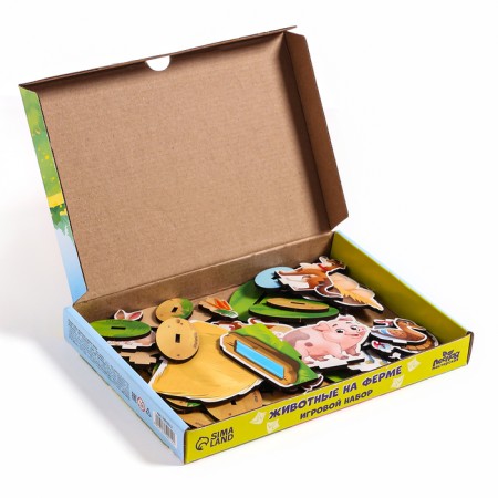 Figures of animals wooden "Farm. Pets"-15