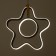 Lamp Bayerlux "Star" LED 45W black 20x43.5x45 cm